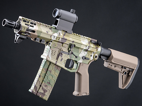 EMG Helios SLR Rifleworks Licensed B15 Airsoft AEG W/ ION M-LOK Handguard (Color: Multicam / 4.25 Lite Handguard / 350 FPS)