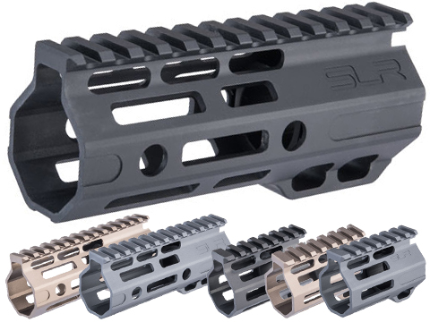 Dytac SLR Licensed ION Lite M-LOK Handguard for M4/M16 Airsoft AEG Rifles (Model: 5.5 / Grey)