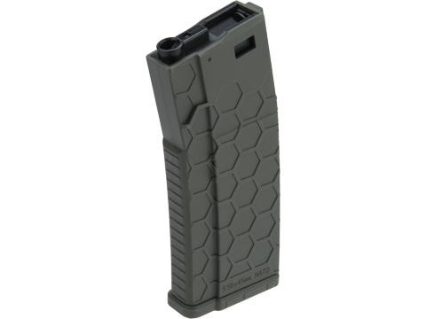 EMG Helios Hexmag Airsoft Polymer 300rd FlashMag Magazine for M4 / M16 Series Airsoft AEG Rifles (Color: OD Green / Single)