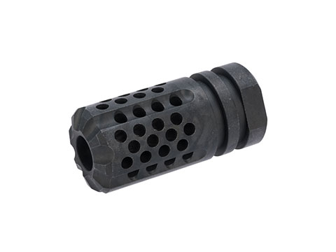 SLR Synergy Licensed Mini Compensator 5.56 for Airsoft Rifles (Thread: 14mm Negative)