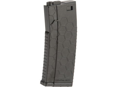 EMG Helios Hexmag ECO Airsoft 120rds ABS Mid-Cap Magazine for M4 / M16 Series Airsoft AEG Rifles (Color: Black / Single)