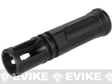 Echo1 MK1 L Black Flash Hider  (Thread: 14mm Negative)