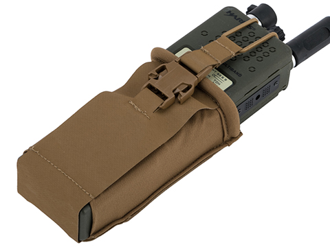 Eagle Industries HTS Style MBITR Radio Pouch with Bungee Retention (Color: Coyote Brown)
