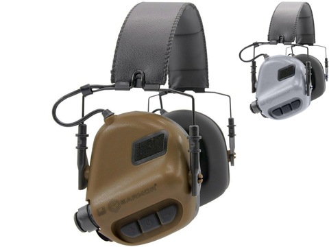 Earmor M32 Electronic Sound Amplifying Hearing Protector (Color: Coyote Brown)