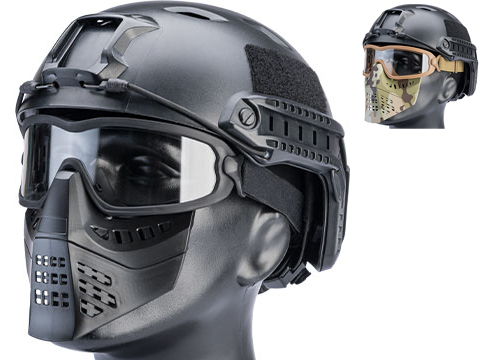 TMC Full Face Mask with Removable ANSI 87.1 Goggles 