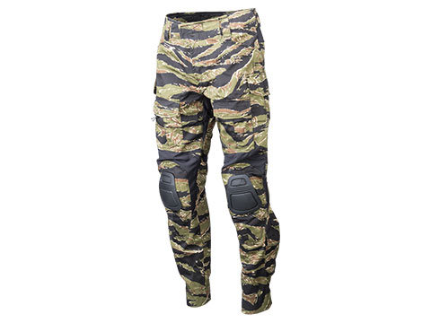 TMC G3 Original Cutting Combat Trouser with Integrated Knee Pads (Color: Green Tigerstripe / 32R)