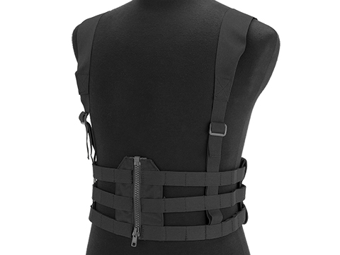 TMC Ultra Low Profile Chest Rig / Load Bearing Harness (Color: Black)