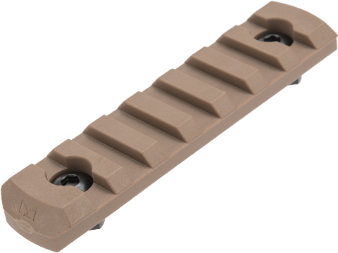 TMC Nylon Fiber Picatinny M-LOK Rail Section (Length: 7 Slot / Coyote Brown)