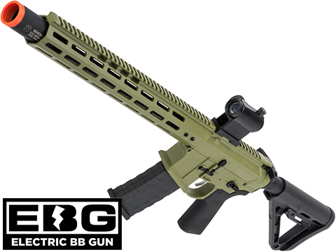 EBG Electric Automatic 4.5mm Battery-Driven Air Rifle (Model: Noveske 13.7 Gen 4 Infidel / Green)