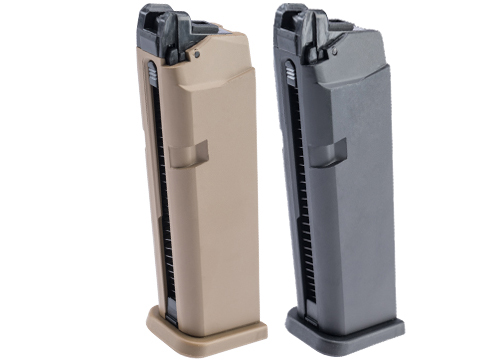 E&C Airsoft 24 Round Magazine for Elite Force GLOCK 17 Series Gas Blowback Airsoft Pistols 