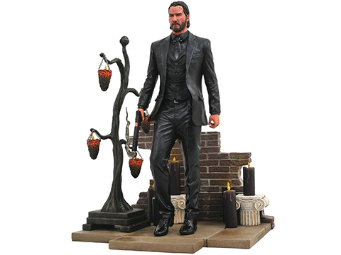 Diamond Select Toys John Wick Gallery Chapter 2 PVC Diorama Figure