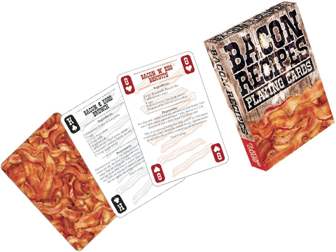 Bacon Recipes Playing Cards