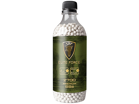 Elite Force Premium 6mm Airsoft BBs (Weight: .20g / 2700 Rounds)