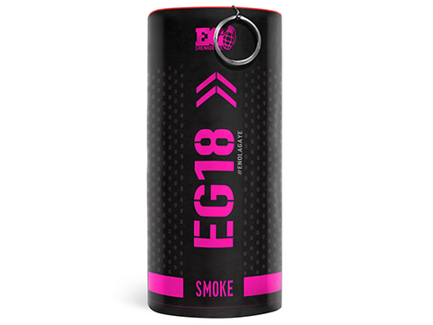 Enola Gaye EG18 High Output Airsoft Wire Pull Large Smoke Grenade (Color: Pink)