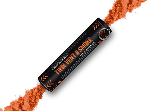Enola Gaye Twin Vent II Wire Pull® Smoke Grenade (Color: Orange)