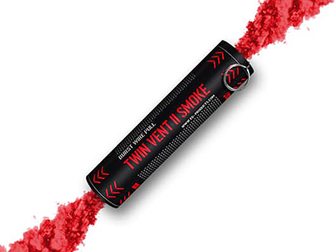 Enola Gaye Twin Vent II Wire Pull® Smoke Grenade (Color: Red)