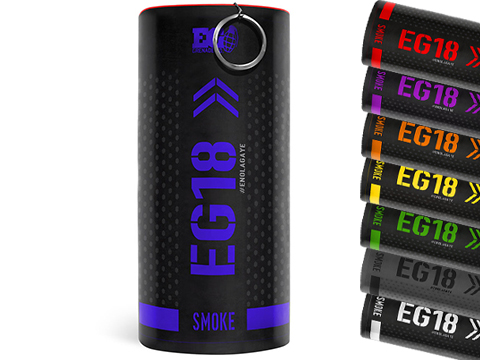 Enola Gaye EG18 High Output Airsoft Wire Pull Large Smoke Grenade (Color: Green)