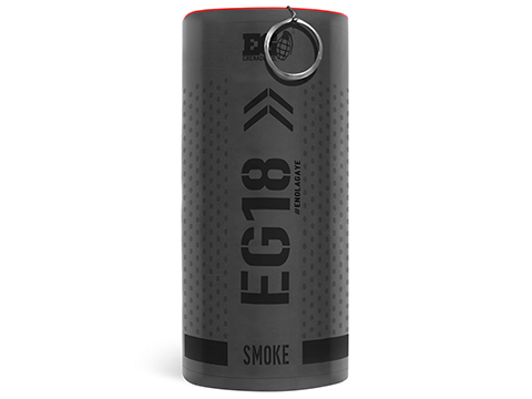 Enola Gaye EG18 High Output Airsoft Wire Pull Large Smoke Grenade (Color: Black)