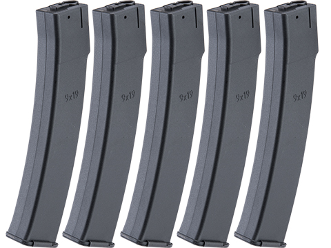 Arcturus EMM Variable Cap 30/95 Round Mid-Cap Magazine for PP-19 Series Airsoft AEG SMGs (Package: 5x Magazines)