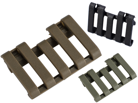 Element 5-Slot Rail Cover with Wire Loom 