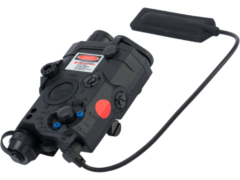 Element Dummy PEQ-15 Illuminator w/ Flashlight, Visible and IR Laser (Color: Black / Red Laser / IR)