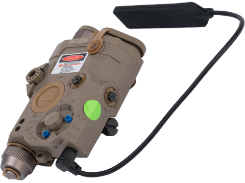 Element Dummy PEQ-15 LA-5C Illuminator w/ Flashlight, Visible and IR Laser (Color: Dark Earth / Green Laser / IR)