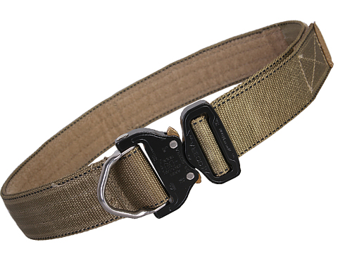 EmersonGear Heavy Duty Riggers Belt with Cobra Buckle (Color: Khaki / Large / 1.75 D-Ring)