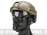 Matrix Basic Base Jump Type Tactical Airsoft Bump Helmet w/ Flip-down Visor (Color: Dark Earth)