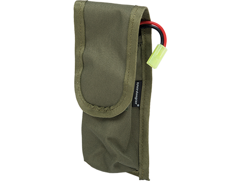 Matrix Tactical External Battery Pouch for Airsoft AEG Rifles (Color: OD Green)