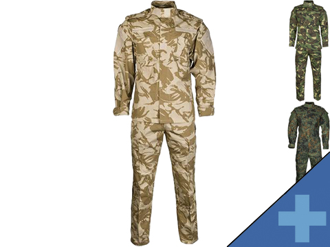 Emerson R6 German BDU Field Uniform Set (Color: German Flecktarn Camo / Small)