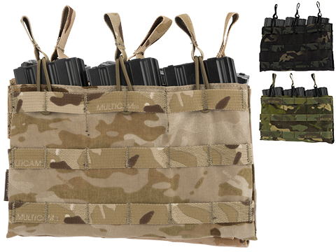 Emerson Gear M4 / M16 / 5.56 NATO Triple Open Top Magazine Pouch (Color: Multicam Tropic)