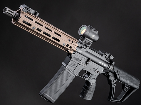 EMG Helios Daniel Defense Licensed MK18 RIII Airsoft AEG Rifle w/ CYMA Platinum Gearbox (Color: Black Two-Tone / 350 FPS / Gun Only)