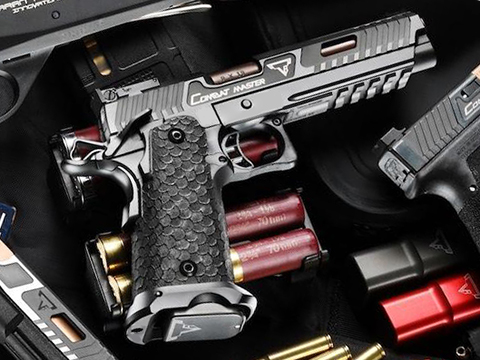 EMG STI / TTI Licensed JW3 2011 Combat Master Airsoft Training Pistol (Model: Green Gas)