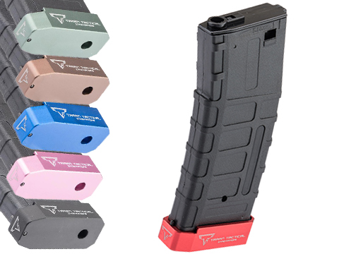 6mmProShop TTI Licensed 50rd Polymer Mid-Cap Magazine w/ Extended Baseplate for M4 Series Airsoft AEG Rifles 