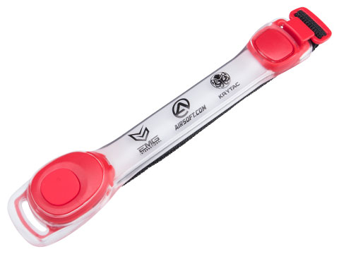 EMG Airsoft Nation Arm Band IFF LED Markers (Model: Red)