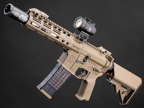 EMG Noveske Licensed N4 Airsoft AEG Rifle w/ CYMA Platinum Gearbox (Model: 7 SBR - 350 FPS / Flat Dark Earth / Gun Only)