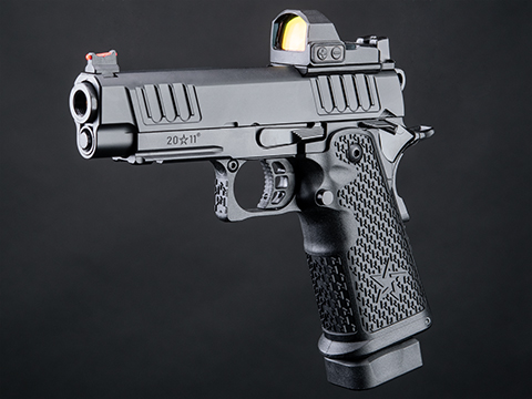 EMG Helios Staccato Licensed P 2011 Gas Blowback Airsoft Pistol (Model: VIP Grip / Standard / Green Gas / Gun Only)