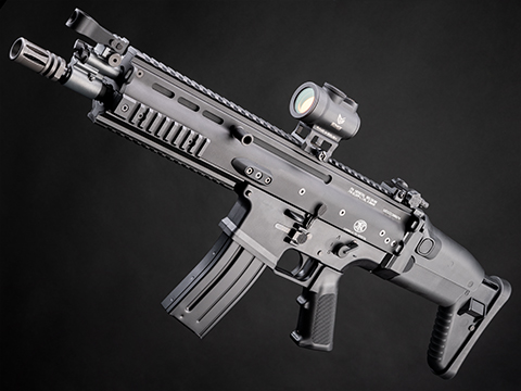 EMG FN Herstal Licensed SCAR Light Airsoft AEG Rifle by VFC (Model: CQB / Black)
