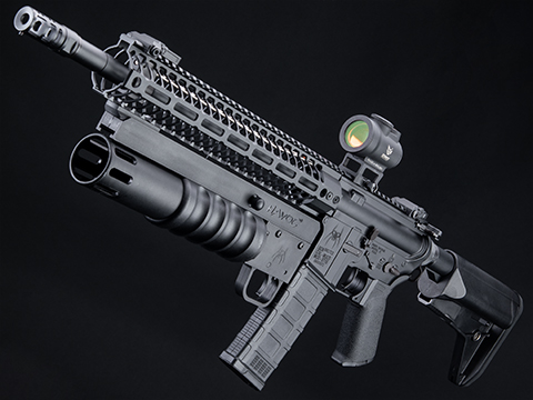 EMG Spike's Tactical Licensed M4 AEG AR-15 Parallel Training Weapon (Model: 13.2 Carbine / 400 FPS / 12 Grenade Launcher Package)