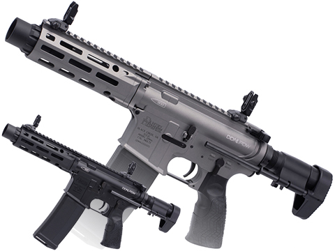 EMG Daniel Defense Licensed DDM4 PDW Airsoft AEG Rifle w/ CYMA Platinum Gearbox (Color: Cobalt / 350 FPS / Gun Only)