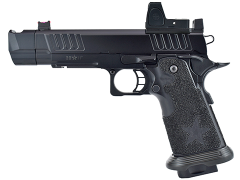 6mmProShop Staccato Licensed P COMP SOC 2011 Gas Blowback T8 Airsoft Pistol w/ Muzzle Compensator 
