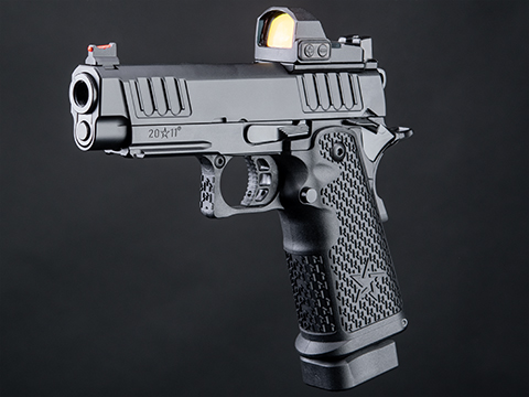 EMG Helios Staccato Licensed C2 Compact 2011 Gas Blowback Airsoft Pistol (Model: VIP Grip / Standard / Green Gas / Gun Only)