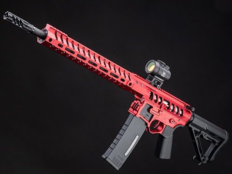 EMG F-1 Firearms UDR-15 AR15 2.0 Full Metal Airsoft AEG Training Rifle w/ GATE Aster Programmable MOSFET (Color: Red)