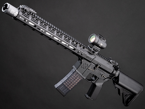EMG Noveske Licensed N4 SBR AEG Airsoft Rifle w/ CYMA Platinum Gearbox (Model: 13.5 Black  / 400 FPS  / Gun Only)