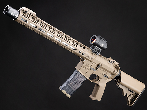EMG Noveske Licensed N4 Airsoft AEG Rifle w/ CYMA Platinum Gearbox (Model: 13.5 SBR - 400 FPS / Flat Dark Earth / Gun Only)