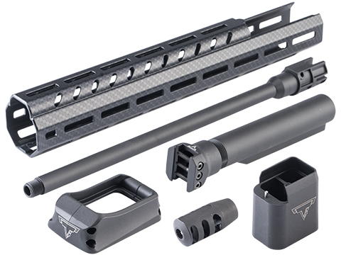 Evike.com TTI Licensed JW CNC Suite for MPX-K AEG Airsoft Rifles by King Arms 