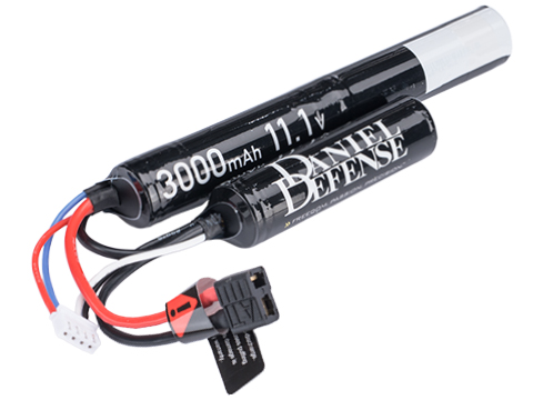 EMG Daniel Defense Licensed 11.1v 3000mAh Li-Ion Nunchuck Type Li-Ion Battery by Titan Power (Connector: For Deans / T-Plug Connector)