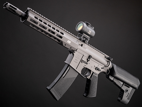 EMG X Krytac Barrett Firearms Licensed REC7 MK3 Airsoft AEG Rifle (Model: Tungsten SBR / 400 FPS / Gun Only)
