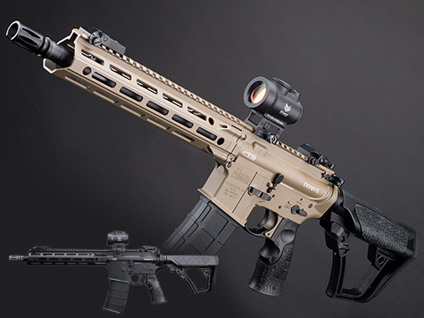 EMG Helios Daniel Defense Licensed DDM4 V7 Gas Blowback Airsoft Rifle by Golden Eagle 