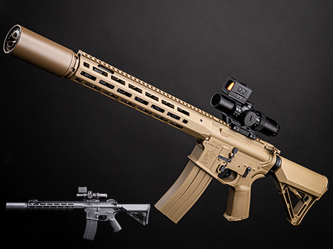 EMG x Knight's Armament Company KS-1 Airsoft AEG Rifle w/ Battery & Charger 